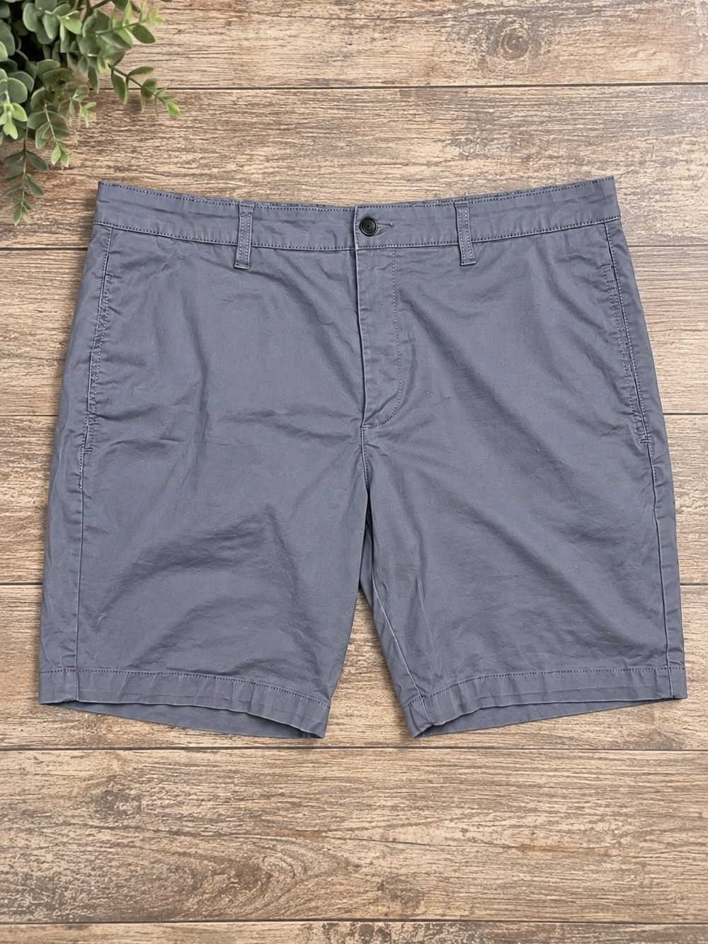 Tailor Vintage Men’s Size 36 Gray Chino Golf Shorts Comfort Stretch